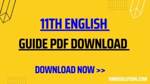 11th english guide pdf download