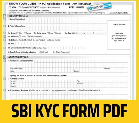SBI KYC Form